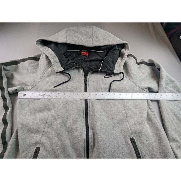 Nike Tech Women's Aeroloft Parka Goose Down Heather Gray Black Large (MSRP $250) - Picture 9 of 16